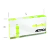 Niveau Briquette Plexiglas 2 Fioles METRICA 95 Mm - 33031 -Atelier D'outillage 33031