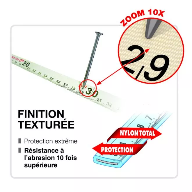 Mesure Longue Acier Super Action Plus METRICA 50m X 13mm - 39244V 7 Mesure Longue Acier Super Action Plus METRICA 50m X 13mm - 39244V – Image 5