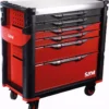 Servante Extra Large XL 6 Tiroirs SAM OUTILLAGE Rouge Plateau Inox - 416-AXL 2 Servante Extra Large XL 6 Tiroirs SAM OUTILLAGE Rouge Plateau Inox - 416-AXL -Atelier D'outillage 416 axl 01