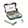 Set D’embouts De Vissage + Cliquet BOSCH 26 Pièces - 2607017322 -Atelier D'outillage AEA90129 1