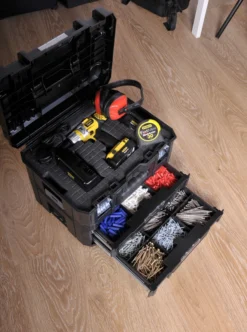 Kit Mallette + Mallette 2 Tiroirs Tstak-Fatmax STANLEY 21,5L - 44 X 33,17 X 32,6 Cm - FMST1-71981 -Atelier D'outillage BDA10054 3