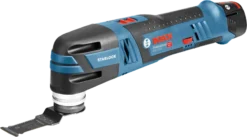 Découpeur-ponceur BOSCH GOP 12V 28 - 2 Batteries 12V 3.0 Ah, Chargeur, Coffret + 6 Lames De Scies Et 5 Abrasifs - 06018B5006