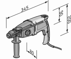 Marteau Universel SDS-plus FHE 2-22 FLEX - En L-Boxx - 413674 -Atelier D'outillage FLE00045 9
