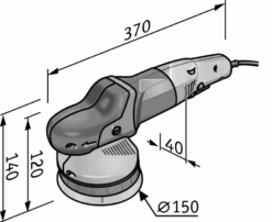 Polisseuse Excentrique XFE 7-15 Ø150 Mm FLEX - 418080 -Atelier D'outillage FLE00054 3