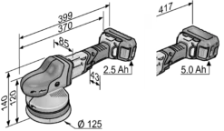 Polisseuse Excentrique 18V XFE 15 150 18.0-EC/5.0 P-Set C FLEX - 2 Batteries + Chargeur - En Coffret - 461245 -Atelier D'outillage FLE00122 21
