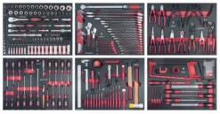 Assortiment D'outils Completo EVA 6 Tiroirs KRAFTWERK 280 Pièces - 105.515.000