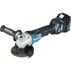 Meuleuse MAKITA Ø125 Mm 18V Li-Ion + 2 Batteries 5.0 Ah, Chargeur, Coffret - DGA517RTJ -Atelier D'outillage MNA40039 2