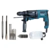 Perforateur Burineur MAKITA SDS Plus - 800W 26mm - Coffret Aluminium + Kit D'accessoires - HR2631FTX4 -Atelier D'outillage PHA50009 1