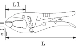 Pince Etau Grande Capacite Mors Mobile SAM - 21725 -Atelier D'outillage SAM01112 5