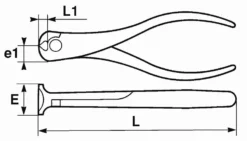 Pince Coupante En Bout Bimatiere Avec Ressort 160 Mm SAM - 230R16GFME -Atelier D'outillage SAM01168 5