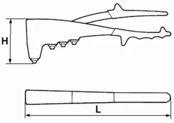 Pince A Riveter A Vis De Reglage De Course SAM - 3593 -Atelier D'outillage SAM01710 5