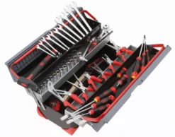 Composition De 50 Outils Dans Caisse à Outils Tôle Bi-matière SAM - CP50BO