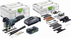 Scie Sauteuse Sans Fil FESTOOL PSC 420 HPC EBI-Set CARVEX - Batterie 4Ah + Chargeur Rapide + Systainer 13 Accessoires - 576523