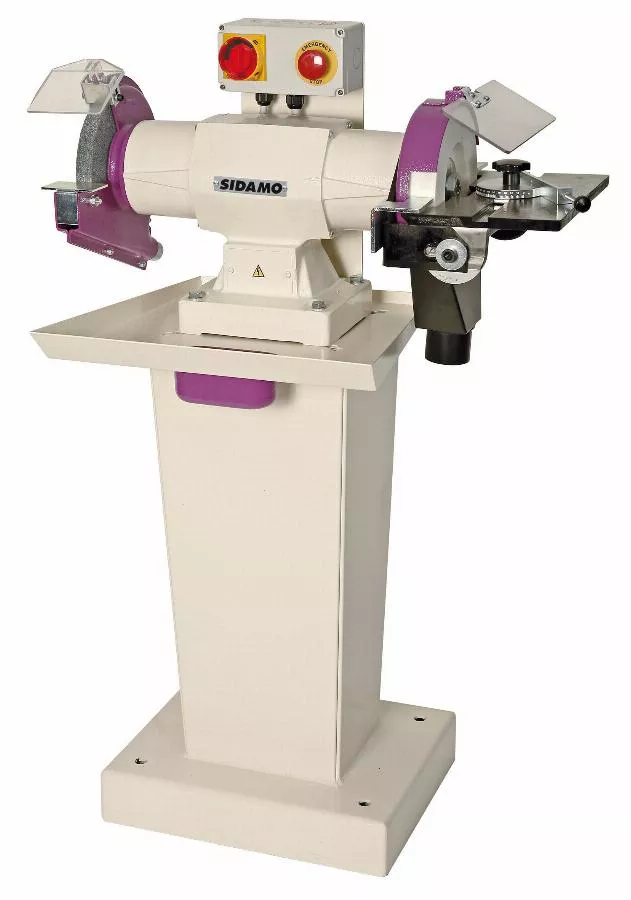 Touret Lapidaire SIDAMO TYPE116+SOCLE MEULES 200X40 ET 200X25 TRI. - 20113021 3 Touret Lapidaire SIDAMO TYPE116+SOCLE MEULES 200X40 ET 200X25 TRI. - 20113021