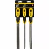 Stanley Limes Mi-douces 200mm - Jeu De 3pieces - 0-22-464