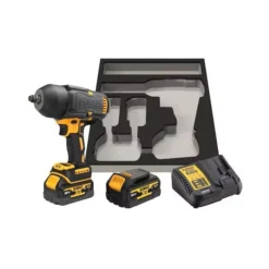 Boulonneuse ½” Avec Coque DEWALT XR 18V 5.0Ah Brushless 1396 Nm - 2 Batteries, Chargeur - DCF900P2G-QW -Atelier D'outillage cle a chocs 18v xr brushless 1 2 haute puissance 4 modes avec 2 batteries 5 ah et chargeur