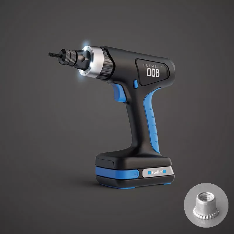 Riveteuse 1 Batterie 18V 2Ah SCELL IT Pour M3 - M6 - E-008-1XBAT 4 Riveteuse 1 Batterie 18V 2Ah SCELL IT Pour M3 - M6 - E-008-1XBAT – Image 2