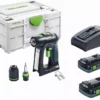 Perceuse Visseuse Sans Fil C 18 HPC 4.0 I-Set FESTOOL - 576992 -Atelier D'outillage fest2658