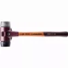 Maillet HALDER SIMPLEX Caoutchouc Chargé / Métal Doux Avec Boîtier En Fonte Malléable Et Manche En Bois - D=40 Mm - 3029.040
