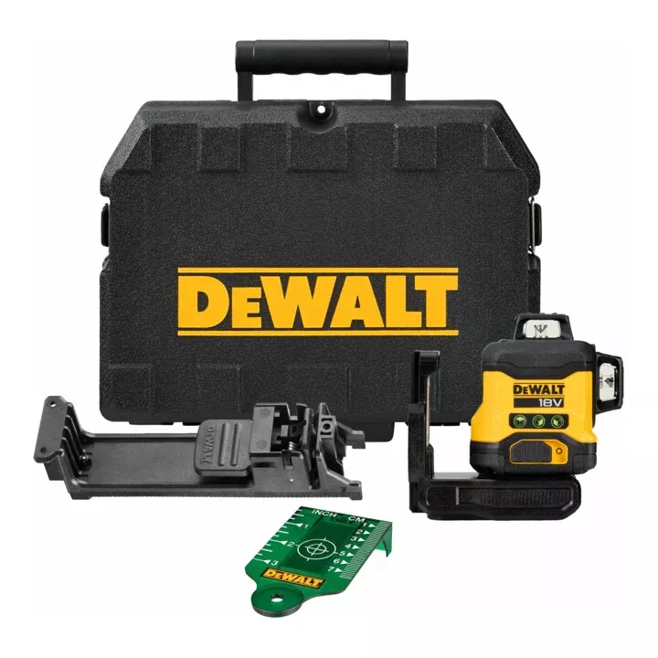 Laser Multilignes DEWALT Vert 3x360° 18V - Sans Batterie Ni Chargeur - DCLE34031N-XJ 3 Laser Multilignes DEWALT Vert 3x360° 18V - Sans Batterie Ni Chargeur - DCLE34031N-XJ